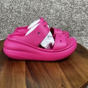 NEW Crocs Mega Crush Sandal Size Women’s 6 / Men’s 4 Dragon Fruit Pink Shoes